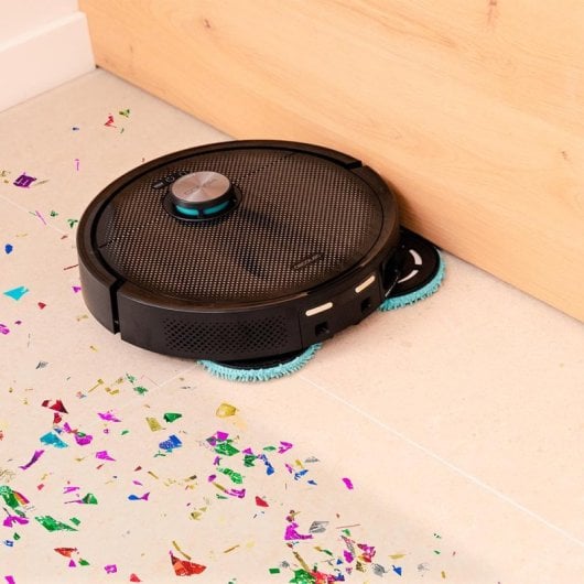 Robot Aspirador Cecotec Conga 16090 AI SpinArm Home&Wash con base autovaciado y mopas giratorias