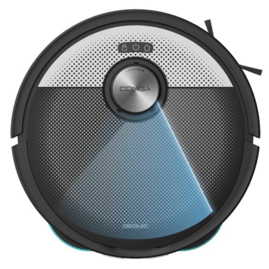 Robot Aspirador Cecotec Conga 16090 AI SpinArm Home&Wash con base autovaciado y mopas giratorias