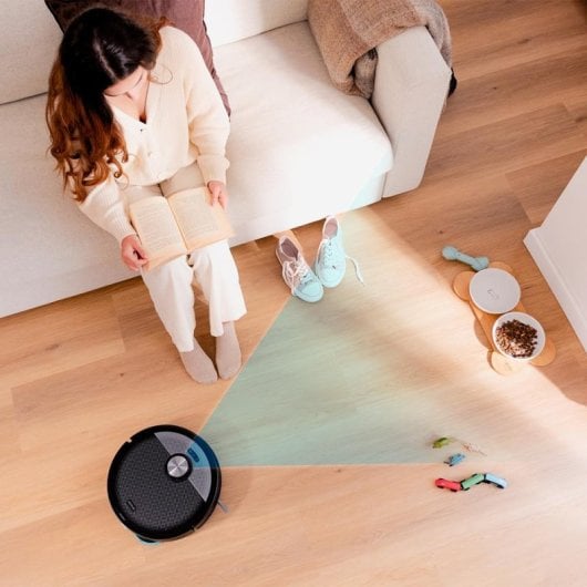 Robot Aspirador Cecotec Conga 16090 AI SpinArm Home&Wash con base autovaciado y mopas giratorias