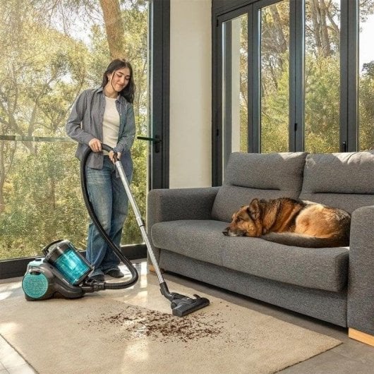 Aspirateur avec ou sans Sac Cecotec Conga Rockstar Cyclonic Powerbag 900W 2L Filtre HEPA Animaux