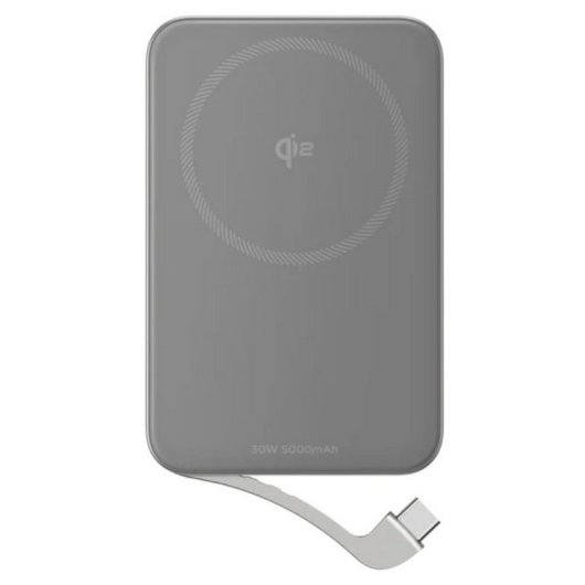 EcoFlow RAPID Powerbank Magnético 5000mAh PD3.0 30W/Qi2 15W USB-C Azul Claro