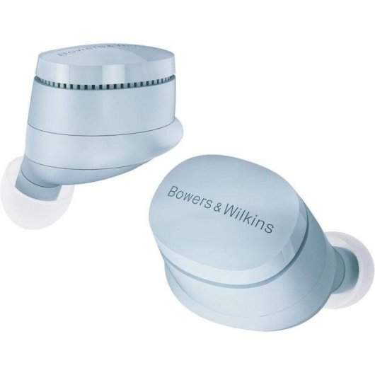 Auriculares Bowers & Wilkins Pi6 sem fios Bluetooth com Cancelamento de Ruído e proteção IP54, azul ártico