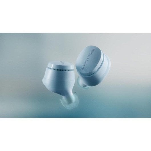 Auriculares Bowers & Wilkins Pi6 sem fios Bluetooth com Cancelamento de Ruído e proteção IP54, azul ártico