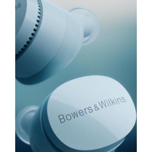 Auriculares Bowers & Wilkins Pi6 sem fios Bluetooth com Cancelamento de Ruído e proteção IP54, azul ártico