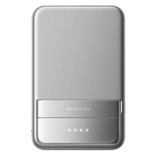EcoFlow RAPID Powerbank Magnético 10.000mAh PD3.0 65W/Qi2 15W USB-C Plateado