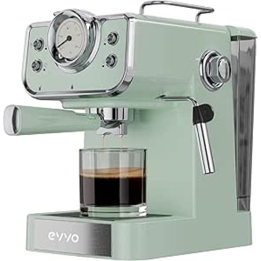 Cafetera Express EVVO Intensa Retro 1,5L 15 bares doble salida acero vaporizador