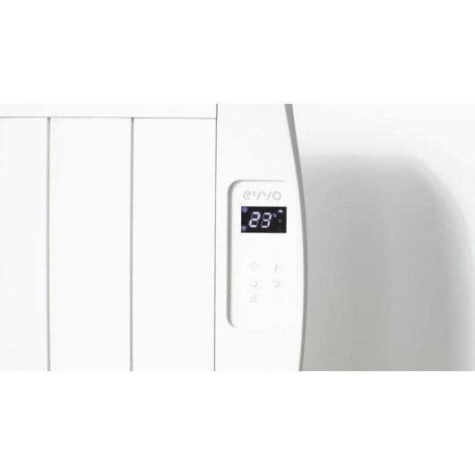 Radiador Eléctrico Evvo Home C6 900W compacto con control WiFi, voz y bloqueo infantil Reacondicionado