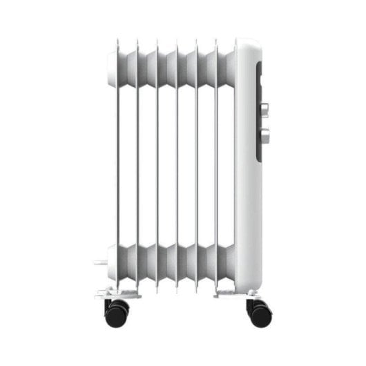 Radiateur à Huile Cecotec ReadyWarm 750 Space White 1500W 7 Éléments Sécurité Antibasculement