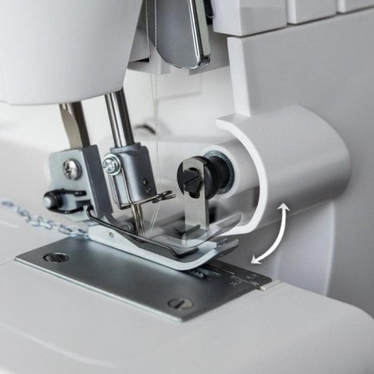 Remalladora Cecotec BelleCouture OverLock 1100rpm Avance Diferencial Prensatelas Ajustable Kit Accesorios