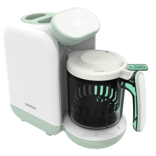 Robot de cocina Cecotec Nana BabyCare FoodProcessor multifunción con control táctil y esterilización