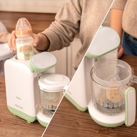 Robot de cocina Cecotec Nana BabyCare FoodProcessor multifunción con control táctil y esterilización
