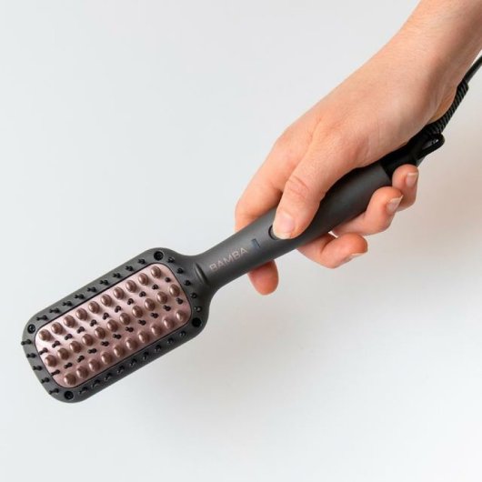 Cepillo alisador Cecotec Bamba InstantCare 400 Travel Brush cerámica turmalina 190º base 360° compacto