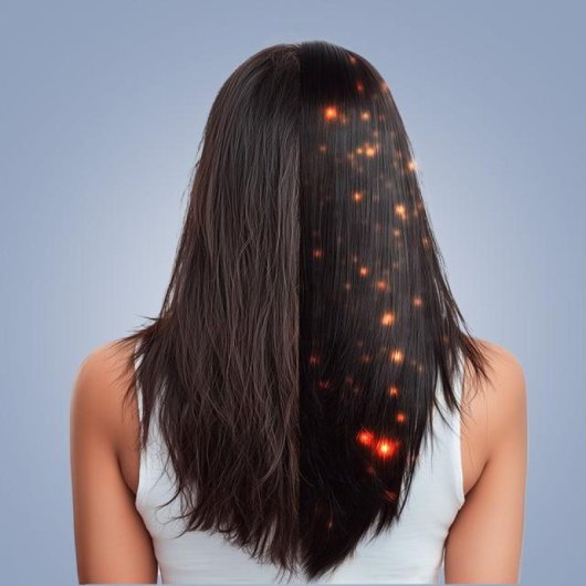 Escova revitalizante Cecotec HairCare Revitalize Blue com tecnologias de iões negativos e massagem EMS.