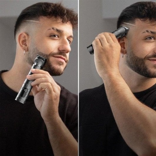 Multigroomer Cecotec PrecisionCare Samurai Profiling 6-in-1 170 min Edelstahlklinge Display