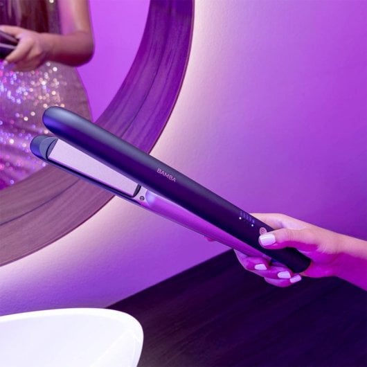 Plancha de pelo Cecotec Liberty Pro inalámbrica, 40 min autonomía, 220ºC, cerámica, base de carga