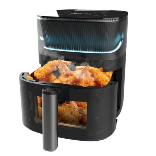 Cecotec Cecofry Neon 5000 5L Heißluftfritteuse Automatische Wasserdosierung 10 Menüs Innenbeleuchtung
