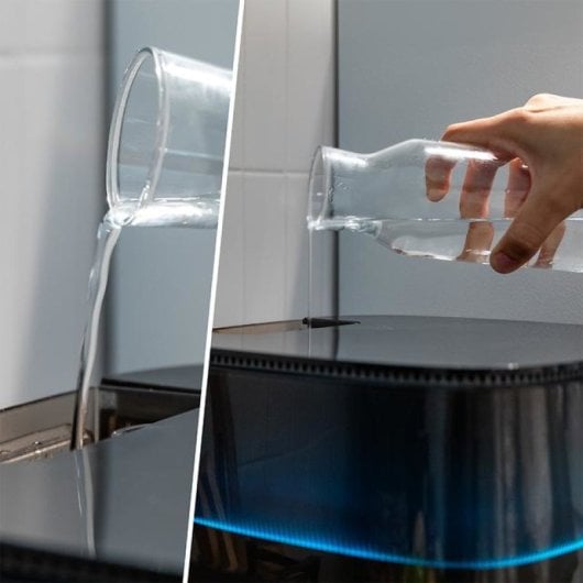 Cecotec Cecofry Neon 5000 5L Heißluftfritteuse Automatische Wasserdosierung 10 Menüs Innenbeleuchtung