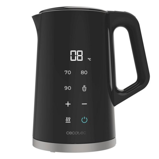 Wasserkocher Cecotec ThermoSense 800 Neo 1,7L 2200W Digital Edelstahl einstellbar