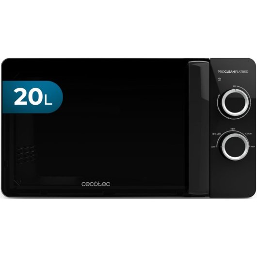 Forno a microonde piano Cecotec Proclean 3030 20L 700W senza piastra Tecnologia 3DWave