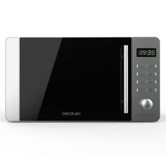 Microondas Cecotec Proclean 5010 Flatbed 20L Inox Cavidad Plana 700W 8 Programas Cerámica