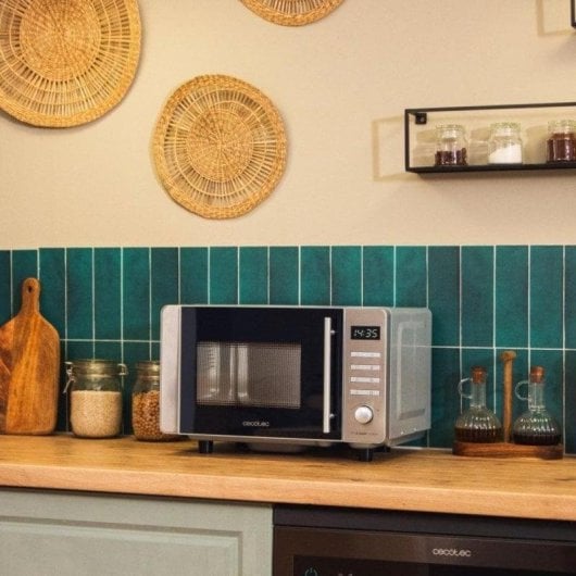 Mikrowelle Cecotec Proclean 5010 Flatbed Inox 20L 700W 8 Programme Keramik-Innenraum