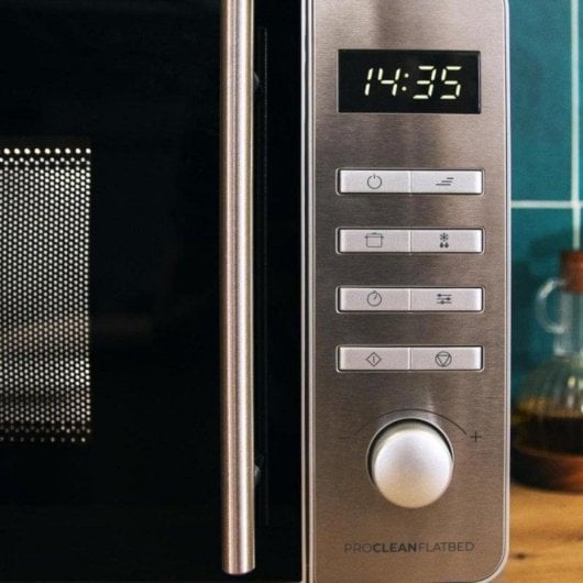 Mikrowelle Cecotec Proclean 5010 Flatbed Inox 20L 700W 8 Programme Keramik-Innenraum