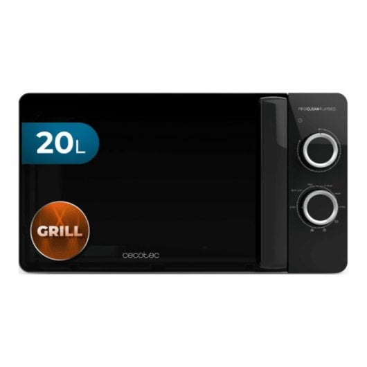 Microondas Cecotec Proclean 3130 20L 700W con Grill 800W 6 Niveles 3DWave