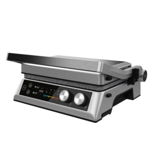 Elektrogrill Cecotec Rock'n'Grill Bistro 2400W Smokeless Edelstahl LED-Sonde