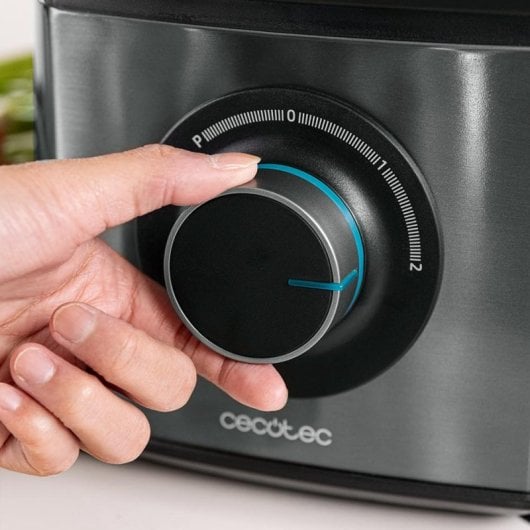 Procesador de alimentos Cecotec Paprika 2000 2000W acero inoxidable 3,5L 2 velocidades Pulse