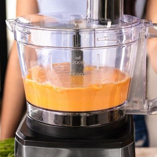 Processador de Alimentos Cecotec Paprika 2000 2000W Aço Inox 3.5L 2 velocidades Pulse