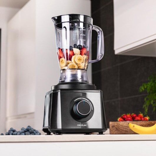 Procesador de alimentos Cecotec Paprika 2000 2000W acero inoxidable 3,5L 2 velocidades Pulse
