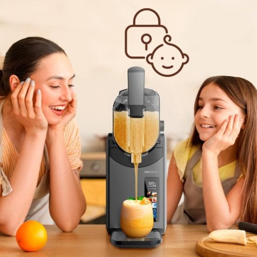 Machine à granité Cecotec Twist&Ice 2600 2,6 L avec commandes tactiles, 6 modes et buse anti-goutte