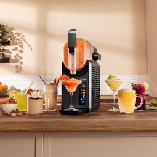 Machine à granité Cecotec Twist&Ice 2600 2,6 L avec commandes tactiles, 6 modes et buse anti-goutte