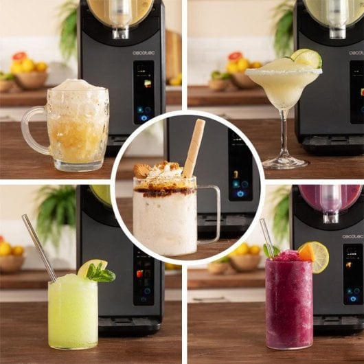 Machine à granité Cecotec Twist&Ice 2600 2,6 L avec commandes tactiles, 6 modes et buse anti-goutte