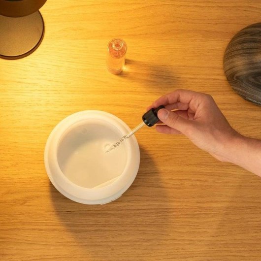 Humidificador Cecotec Pure Aroma 300 Yin Grey ultrasónico 300ml 7 colores LED temporizador