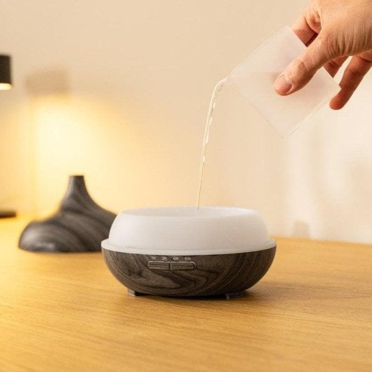 Humidificador Cecotec Pure Aroma 300 Yin Grey ultrasónico 300ml 7 colores LED temporizador
