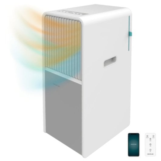 Cecotec ForceClima 9550 Style Heating Connected Aire Acondicionado Portatil Bomba Calor 2250 Frigorías