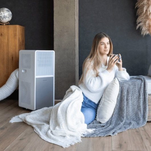 Cecotec ForceClima 9550 Style Heating Connected Aire Acondicionado Portatil Bomba Calor 2250 Frigorías