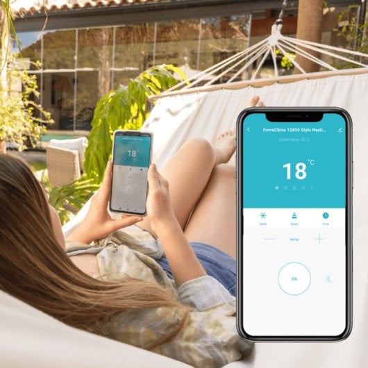 Cecotec ForceClima 9550 Style Heating Connected Aire Acondicionado Portatil Bomba Calor 2250 Frigorías