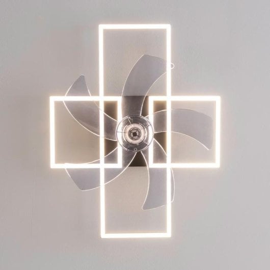 Ventilatore da soffitto Cecotec EnergySilence LampAero 690 FlowLight con luce e telecomando 20W Nero