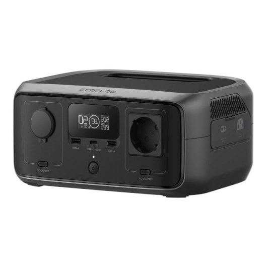 Station d’énergie EcoFlow River 3 245Wh 1 port AC 3 ports USB Batterie LiFePO4 Écran LCD Étanche IP54