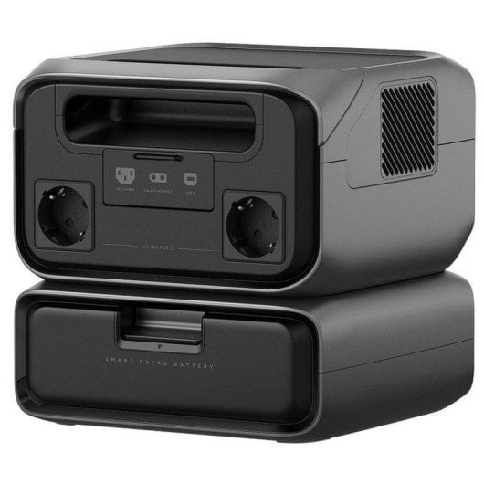 Station d’energie EcoFlow River 3 Max 572Wh 2 ports AC 3 ports USB Batterie LiFePO4 Écran LCD Compatible solaire