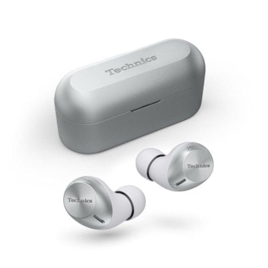 Auriculares Technics AZ40M2 inalámbricos Bluetooth con Cancelación de Ruido y micrófono MEMS plata