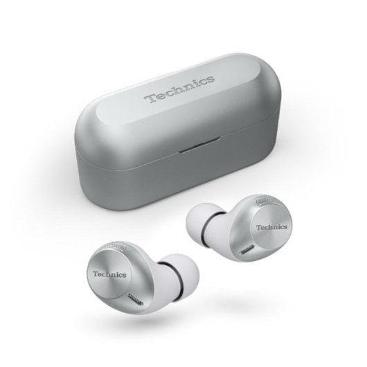 Auriculares Technics AZ40M2 inalámbricos Bluetooth con Cancelación de Ruido y micrófono MEMS plata