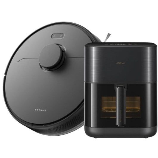 Dreame Robot Aspirador con Mopa D9 MAX Gen 2 + Dreame Nova Fritadeira a Ar Aerochef FD10 PRO