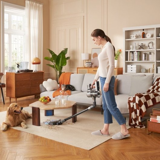Aspirateur sans fil Dreame R20 + Friteuse à air Dreame Mova Aerochef FD10 Pro