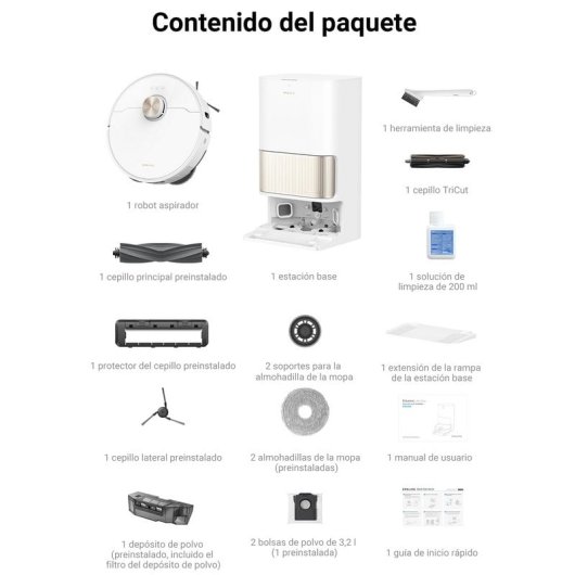 Dreame Robot Aspirapolvere con Mocio L40 Ultra + Friggitrice ad Aria Dreame Mova Aerochef FD10 Pro