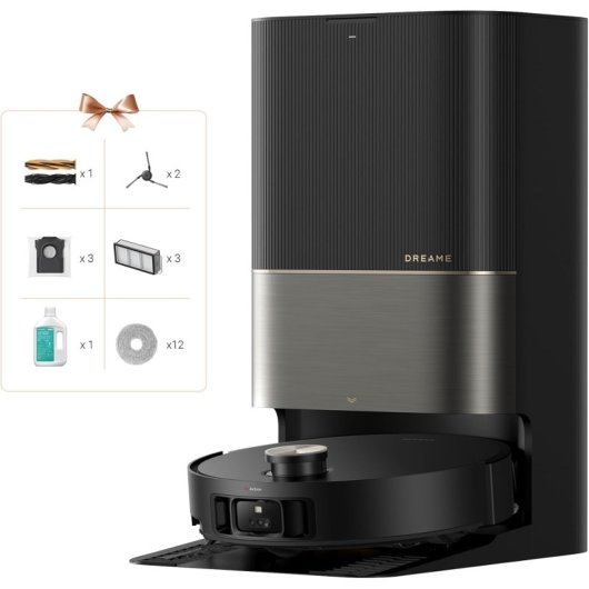 Dreame Robot Aspirador X50 Ultra Complete Preto + Dreame Mova Fritadeira a Ar Aerochef FD10 Pro