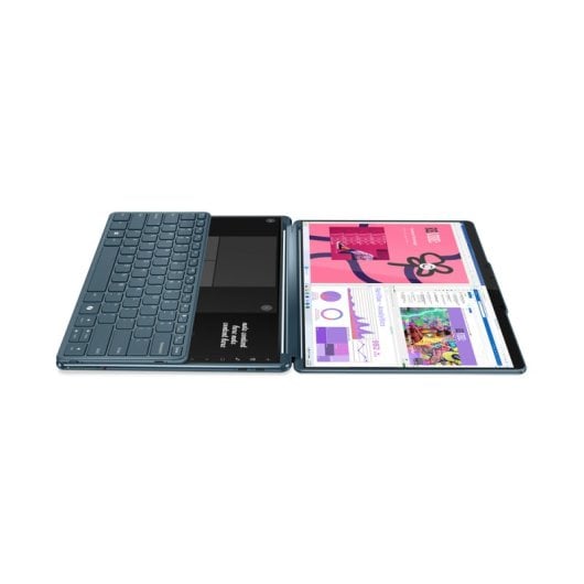 Lenovo Yoga Book 9 13IMU9 Intel Core Ultra 7 155U Hybride (2-en-1) 33,8 cm (13.3") Écran tactile 2.8K 32 Go LPDDR5x-SDRAM 1 To SSD Wi-Fi 6E (802.11ax) Windows 11 Home Italien Bleu
