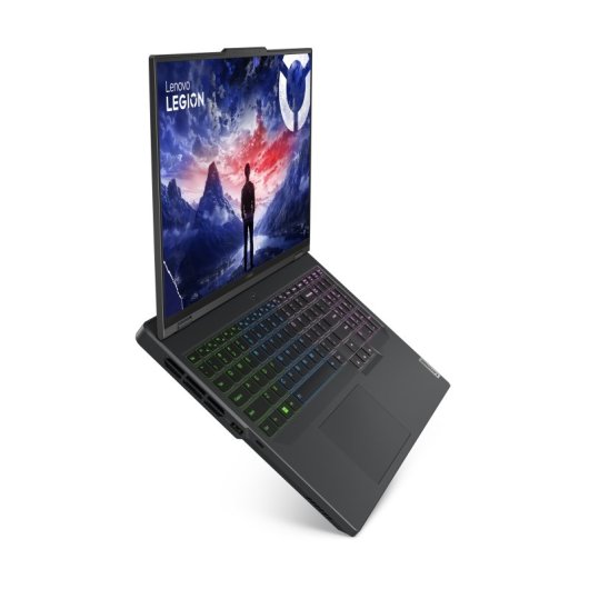 Lenovo Legion Pro 5 16IRX9 Intel® Core™ i7 i7-14650HX Computer portatile 40,6 cm (16") WQXGA DDR5-SDRAM SSD NVIDIA GeForce RTX 4060 Wi-Fi 6E (802.11ax) Windows 11 Home Italiano Grigio